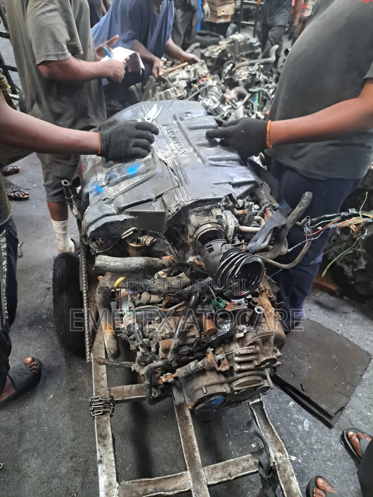 Complete Engine and Gearbox for Acura MDX V6 2008 Model Tokunbo