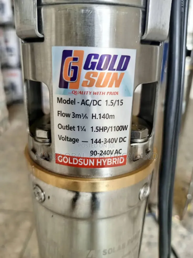 Gold Sun 1.5hp Hybrid Water Pump
