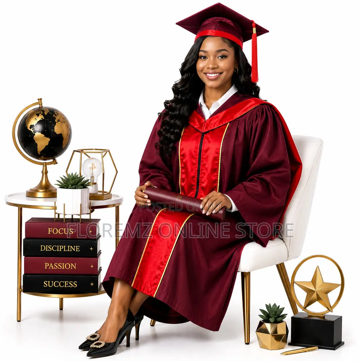 College / Polytechnic Graduation Gown Collection for Rent