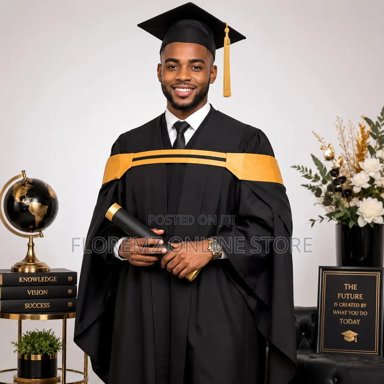 Postgraduate / Masters Graduation Gown Collection For Production