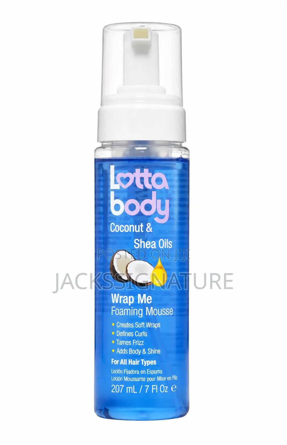 Lotta Body Coconut Shea Oils Wrap Me Foaming Mousse