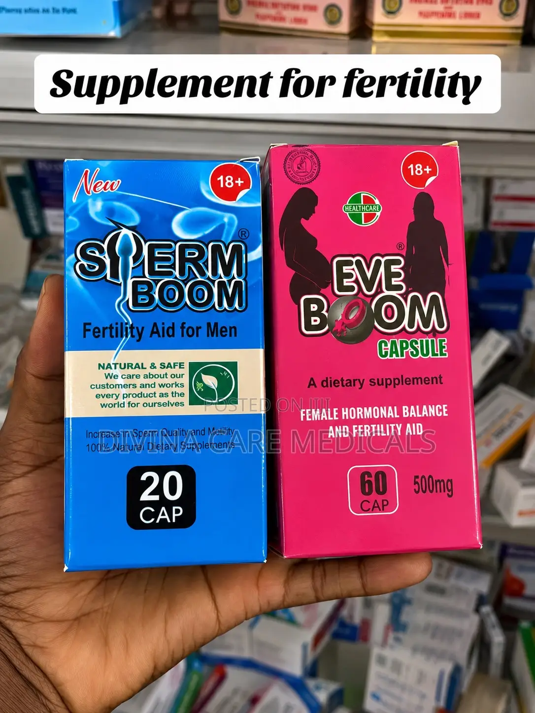 Sperm Boom and Egg Boom Fertility Support Supplement
