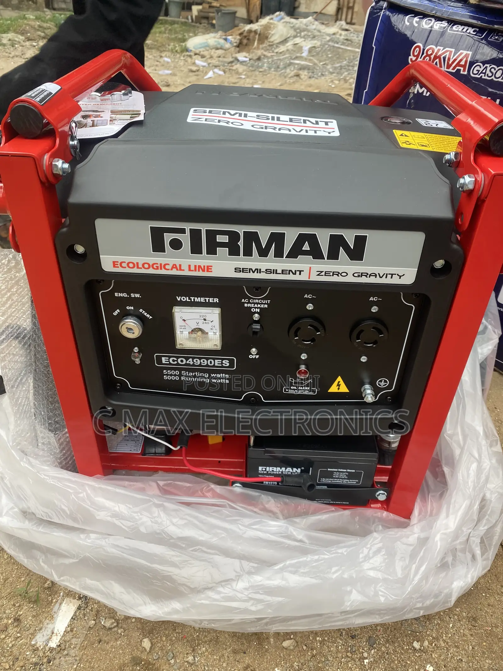 Firman Eco4990 4.5kva Petrol Generator {Copper}