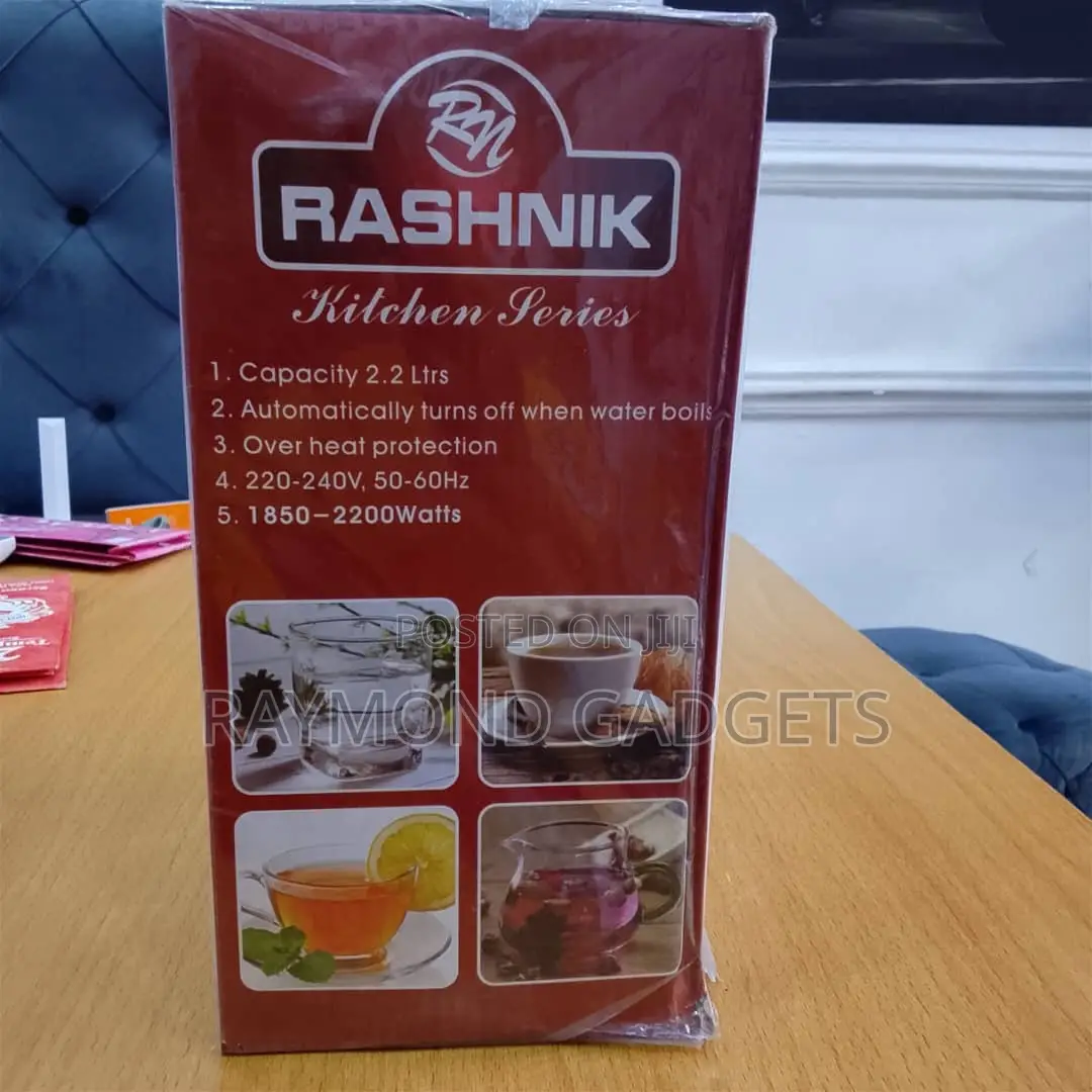 Rashnik Rn-1154 Electric Cordless Kettle 2.2l