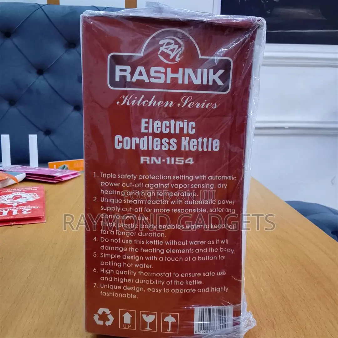 Rashnik Rn-1154 Electric Cordless Kettle 2.2l