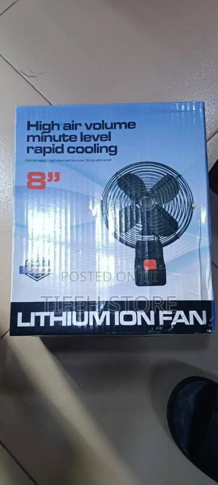 Lithium Iron Fan With Double Battery