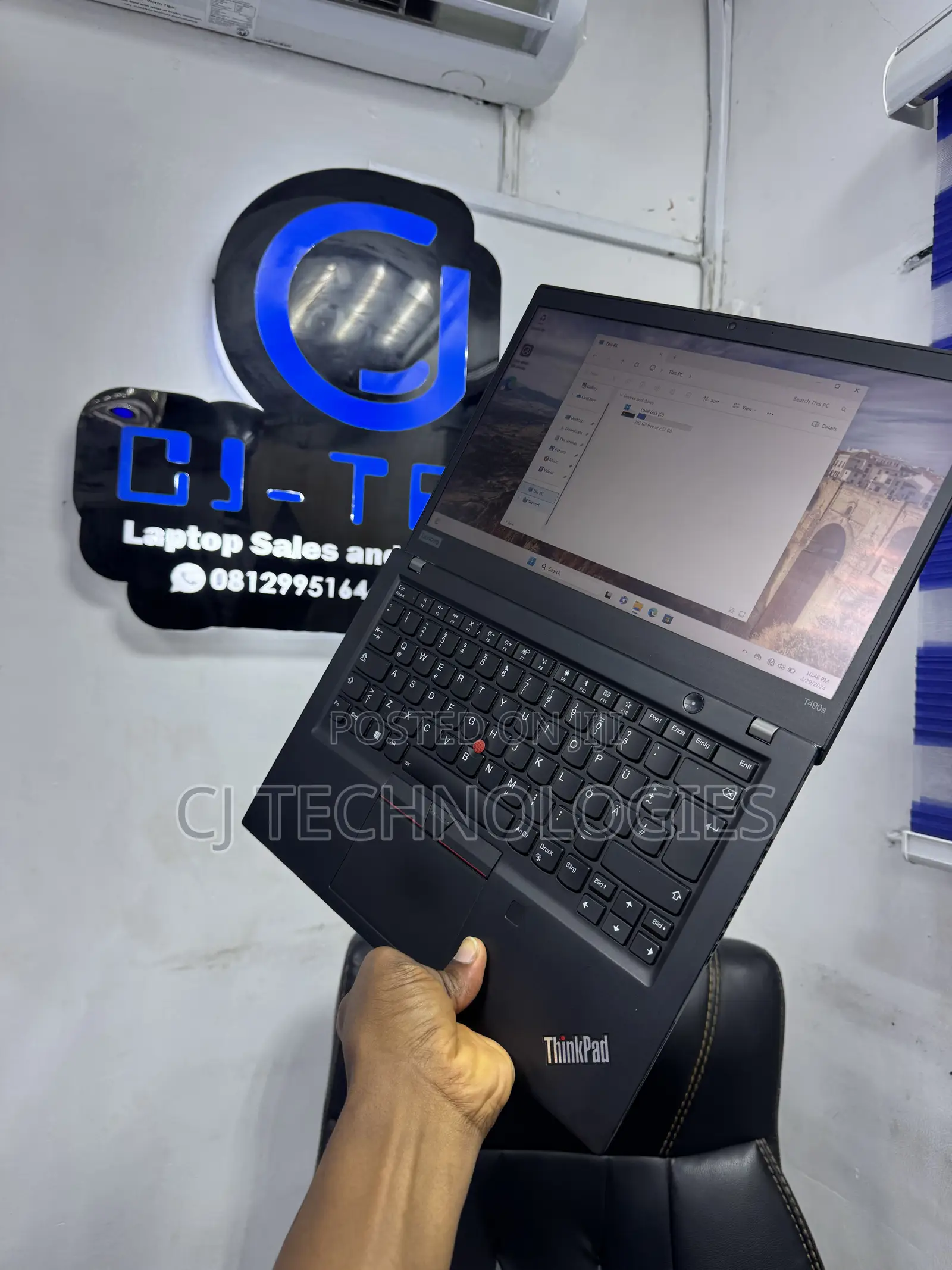 Laptop Lenovo ThinkPad T490s 8GB Intel Core i5 SSD 256GB