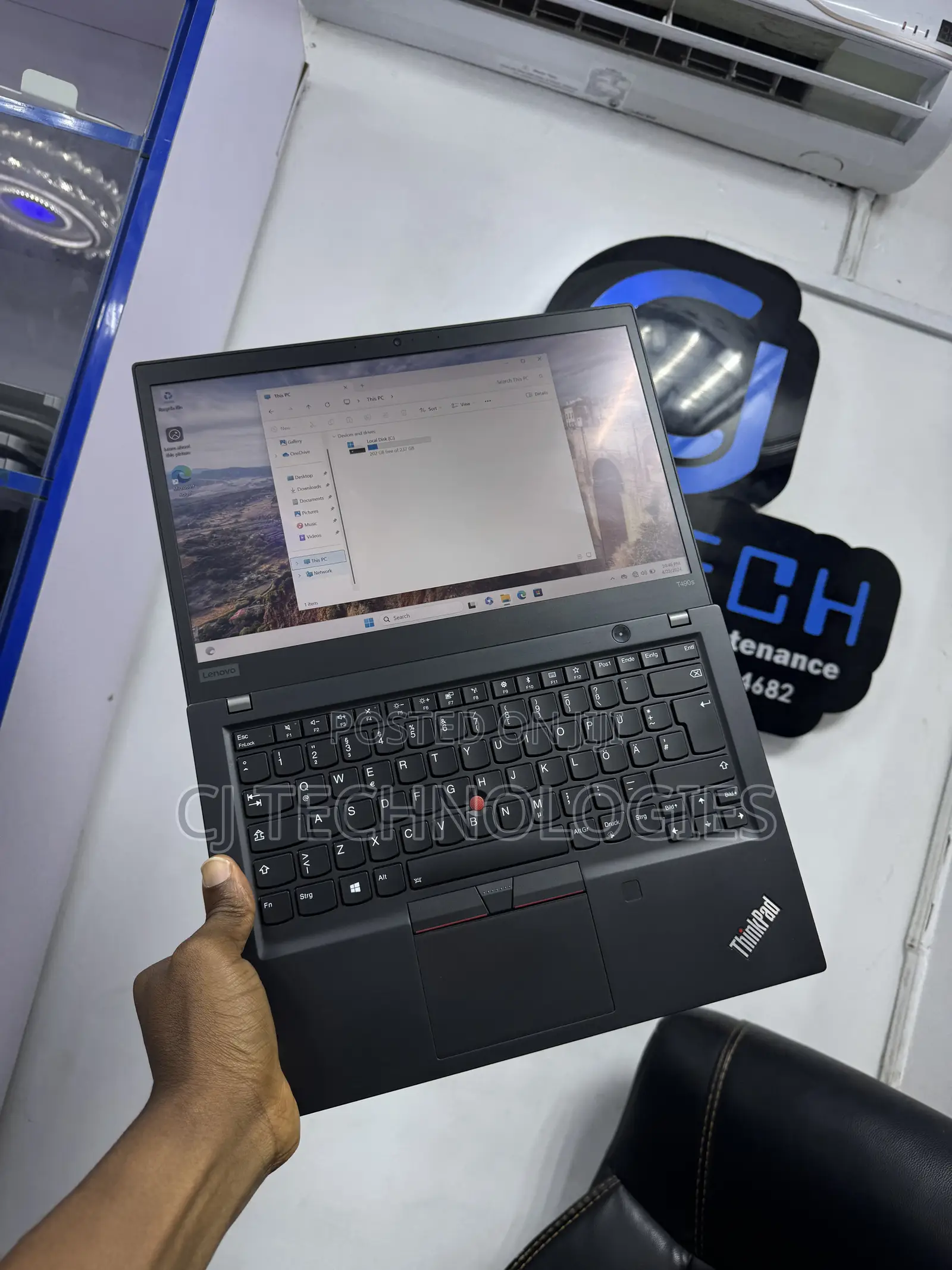 Laptop Lenovo ThinkPad T490s 8GB Intel Core i5 SSD 256GB