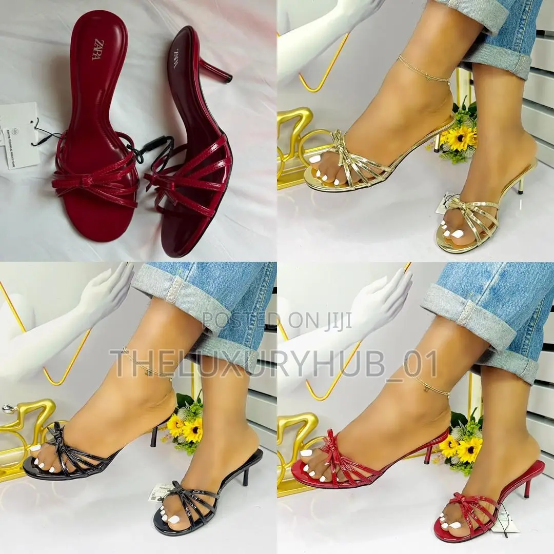 Zara Bow Strap Stilettos