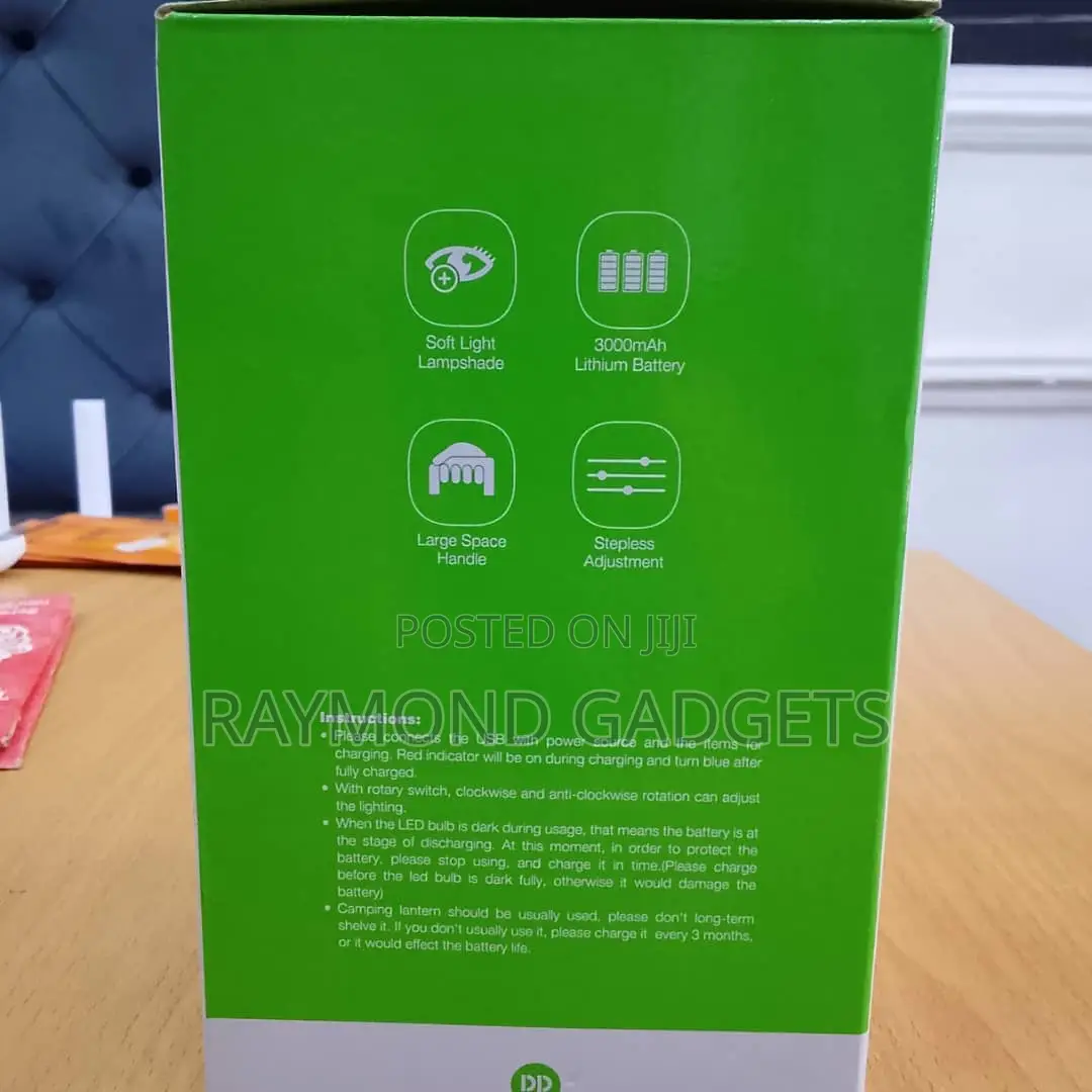 Dp Dp-7415 Rechargeable Led Hand Lamp 3000mah Usb Charging
