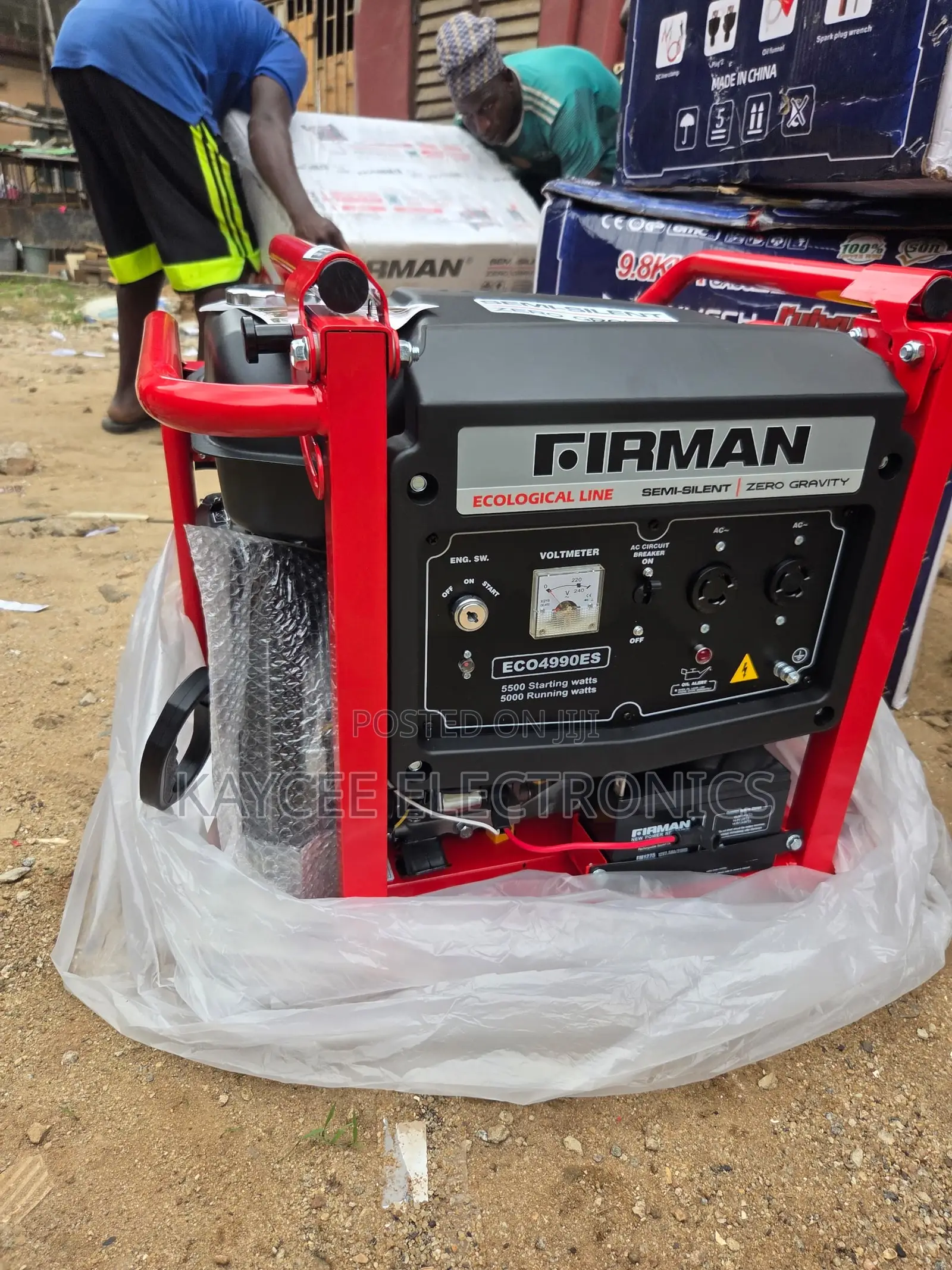 Heavy-Duty Fireman 5.5kva Generator, 100% Copper Winding