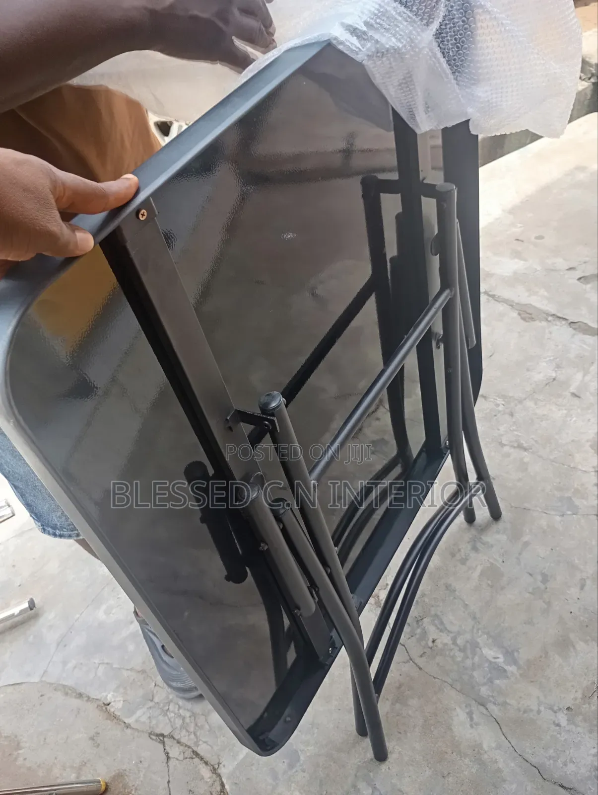 Glass Top Restaurant Table