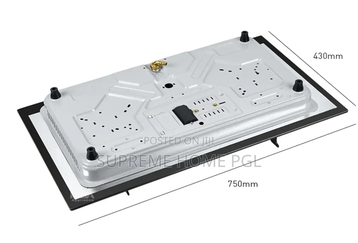 High Quality Gas Stove 2 Burners Tempered Glass