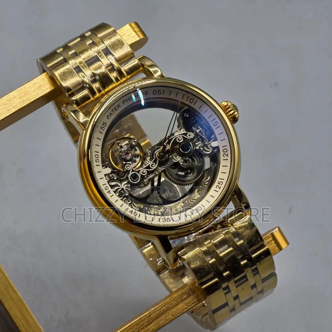 Patek Philippe Quality Luxury Men Automatic Engine Wristwatch