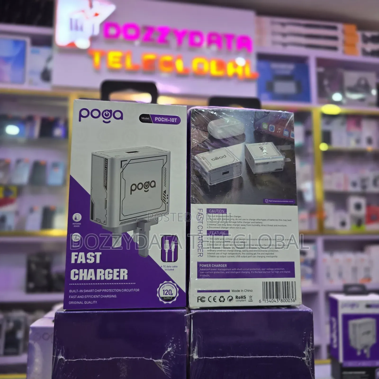 Poga 120w Poch-10t Fast Charger