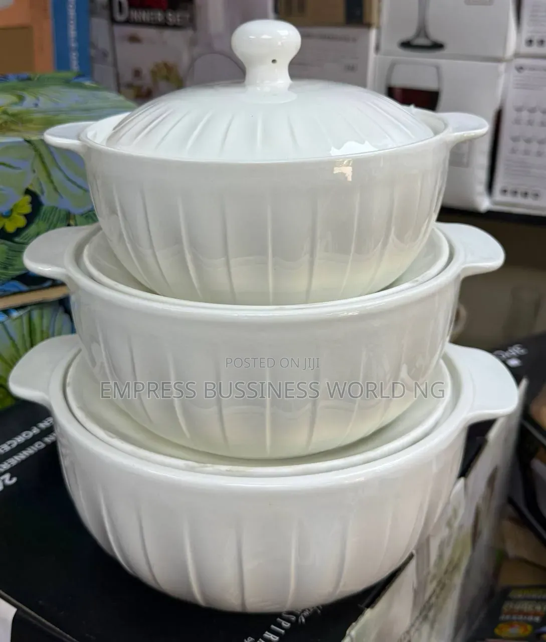 3 Pieces Breakable Dinner Sets