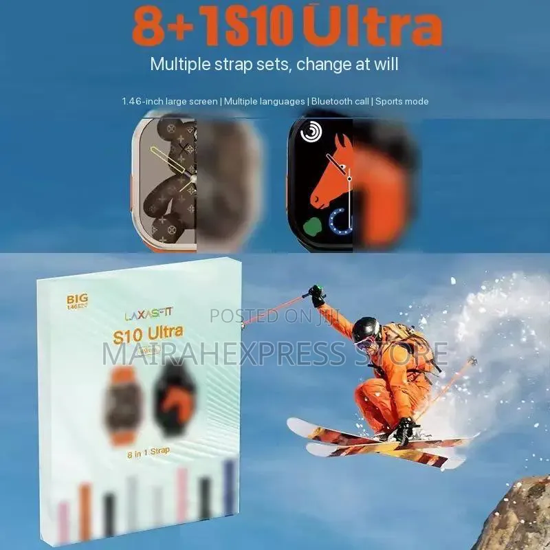 S10 Ultra 3tm 8-in-1 Premium Smartwatch Gift Set HMK