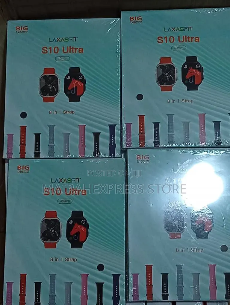 S10 Ultra 3tm 8-in-1 Premium Smartwatch Gift Set HMK