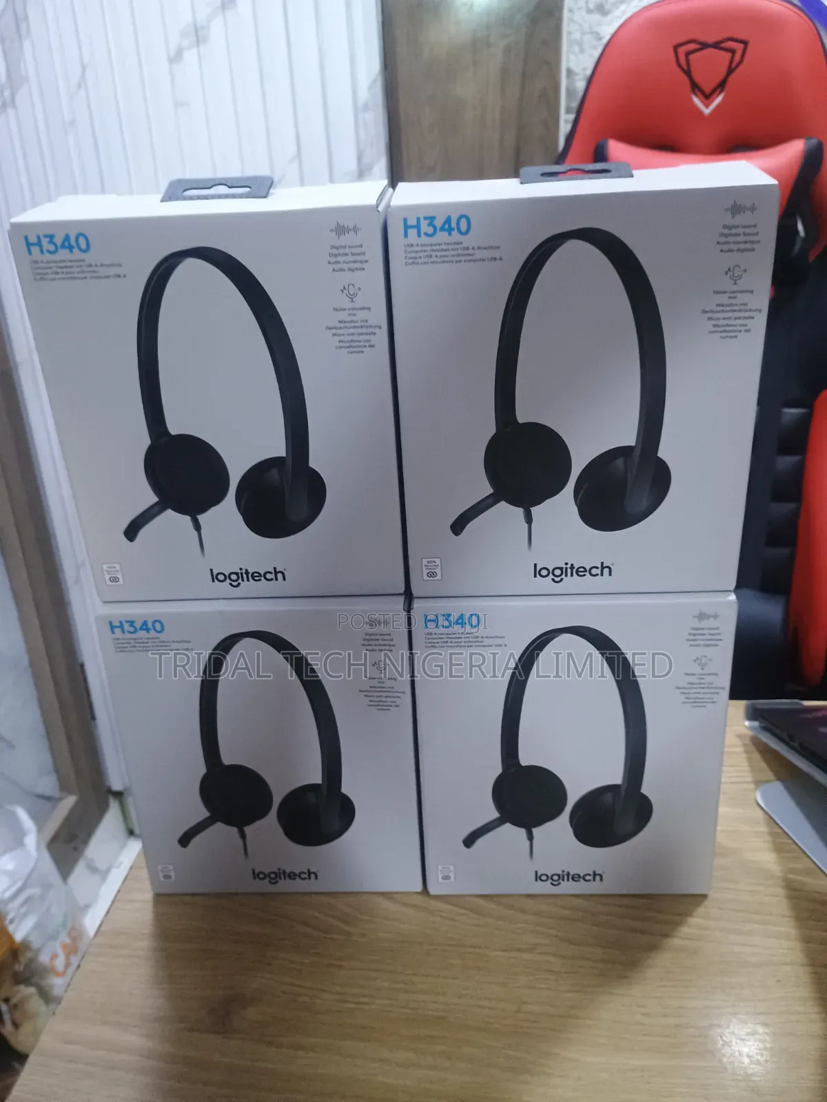 Logitech H340 Usb Stereo Headset With Noise-Cancelling Microphone