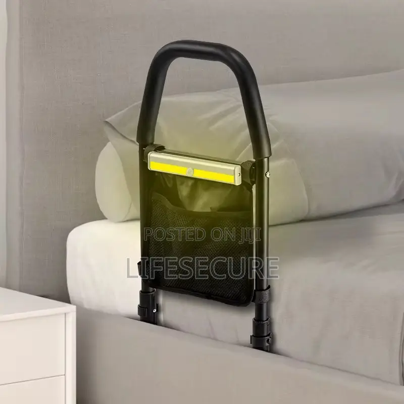 Bedside Support Rail / Handle With Night Light