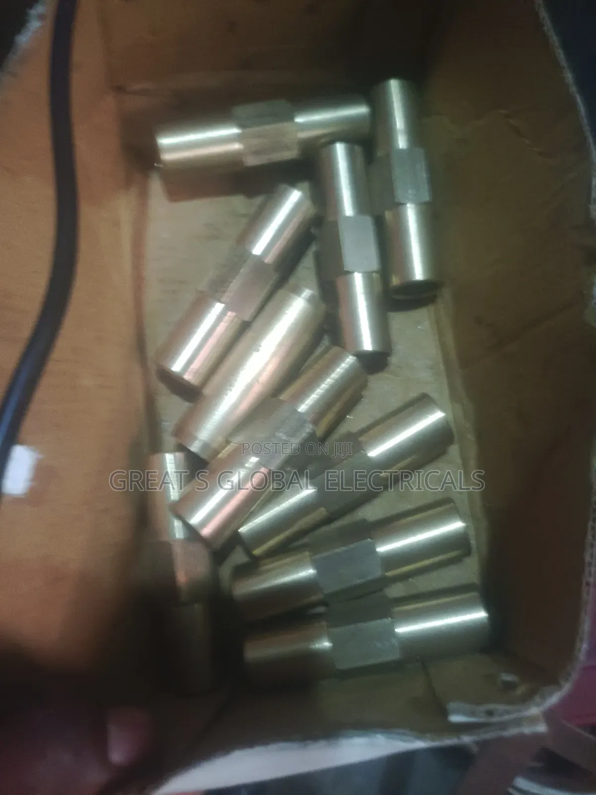 Copper Earth Rod Coupler / Threaded Connector
