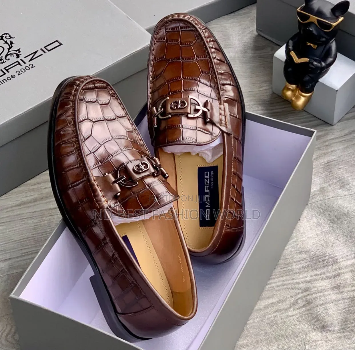 Black Skin Leather Shoe