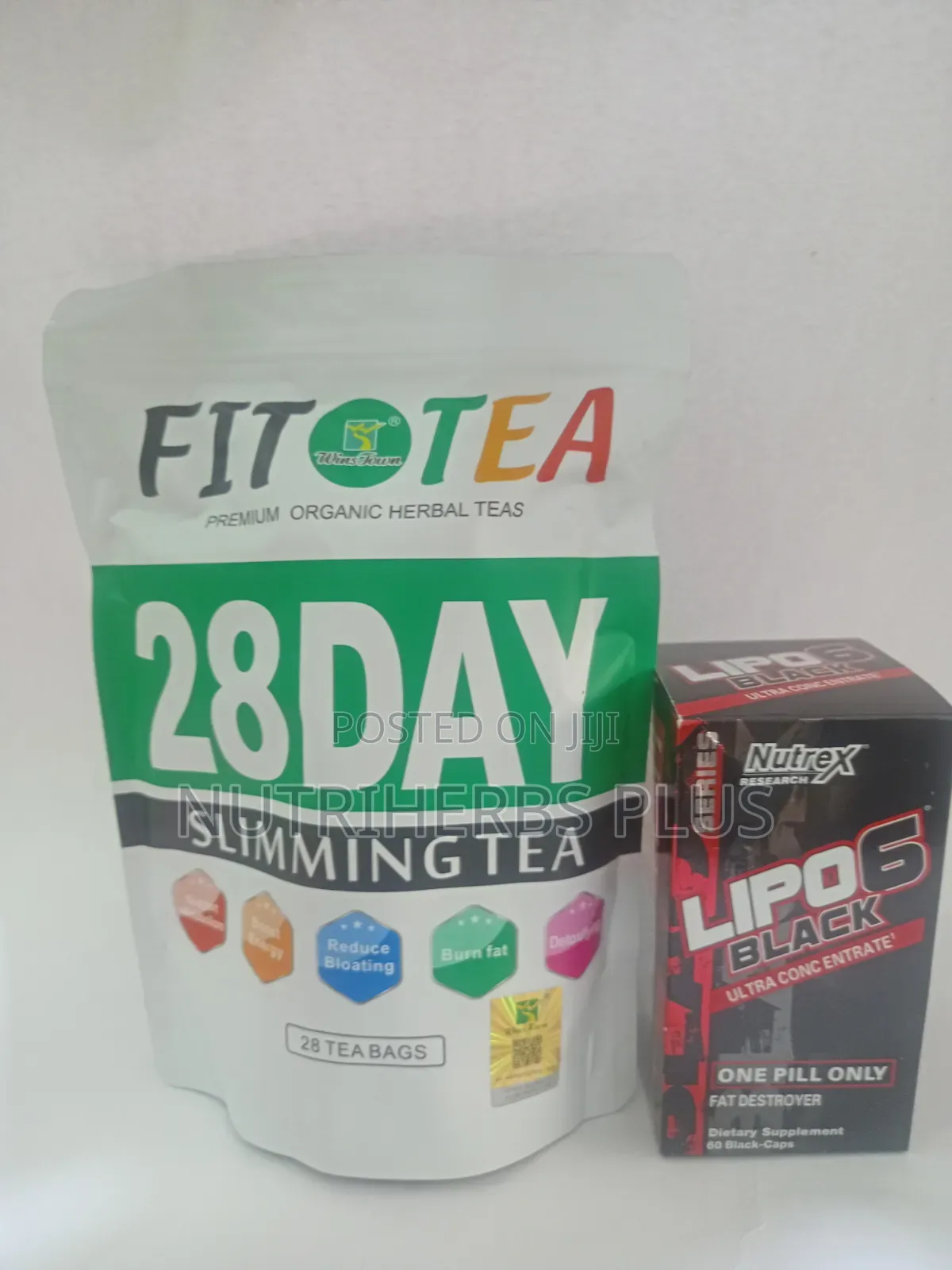 Fit Tea 28 Days Slimming Tea Nutrex Lipo 6 Black Capsules: Effective