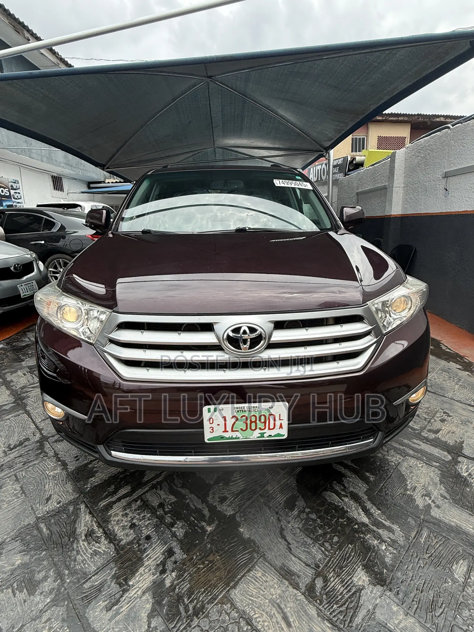 Toyota Highlander 3.5L 4WD 2013 Burgundy