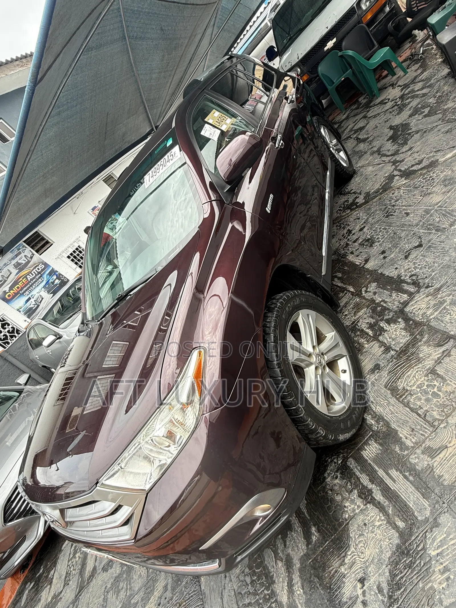 Toyota Highlander 3.5L 4WD 2013 Burgundy