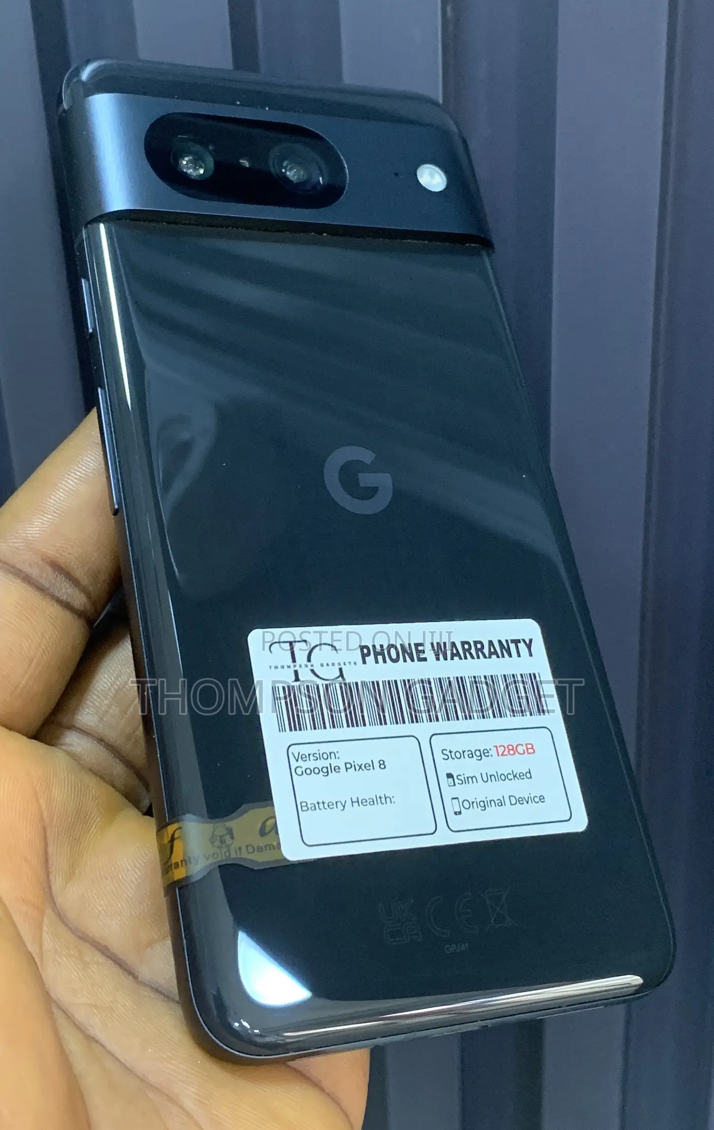 Google Pixel 8 128 GB Black