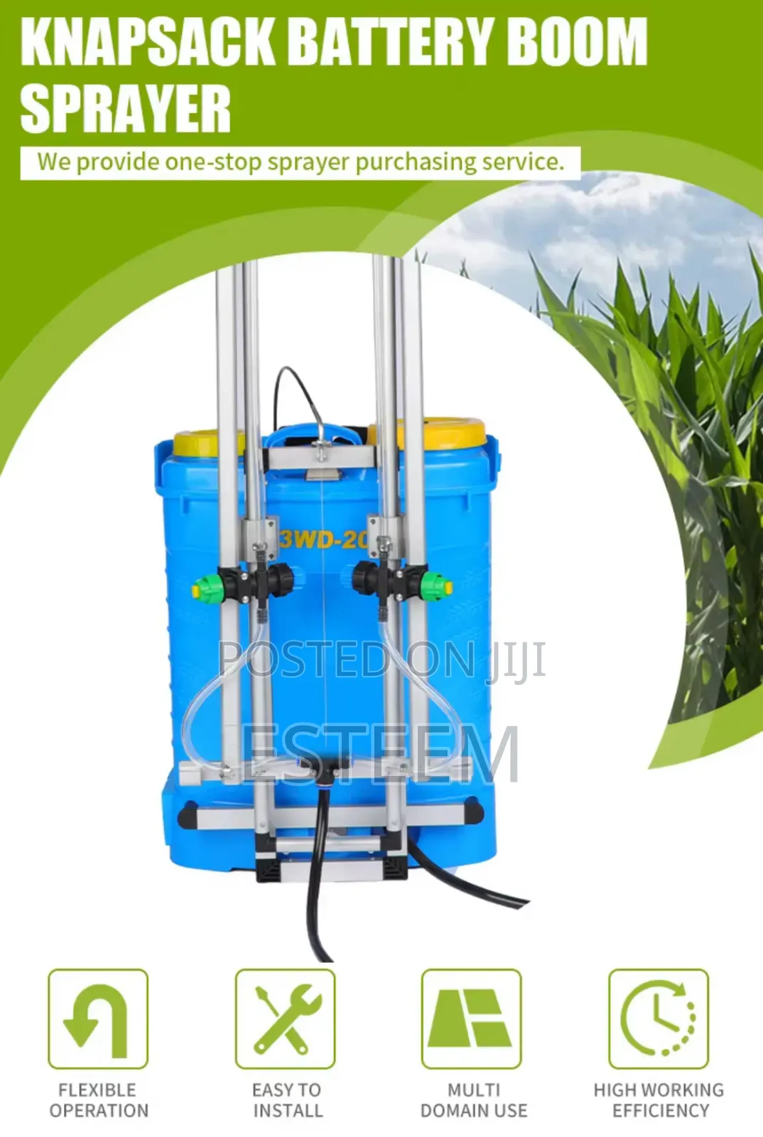 Knapsack Battery Boom Sprayer