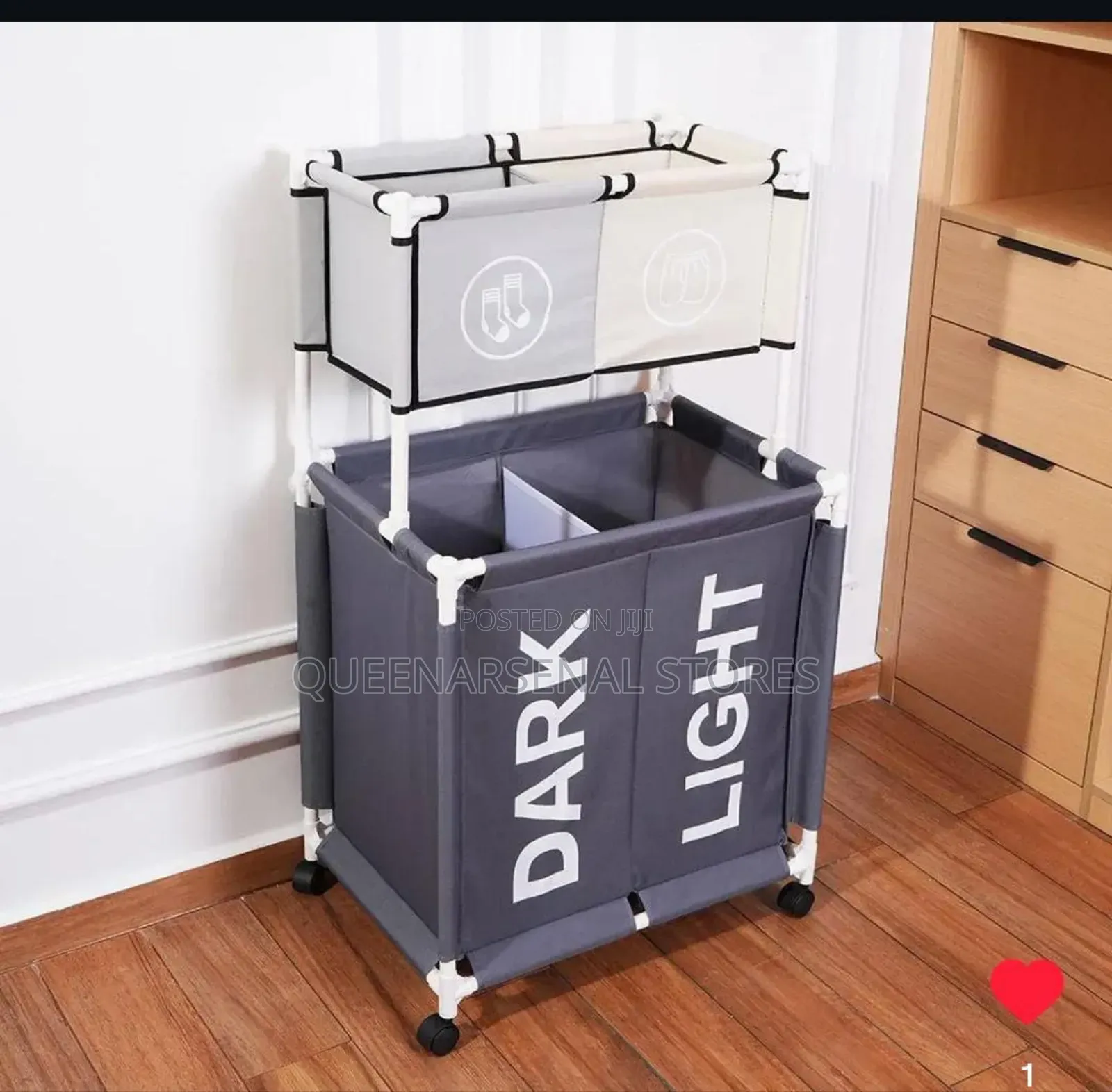 High Quality 2step Laundry Basket