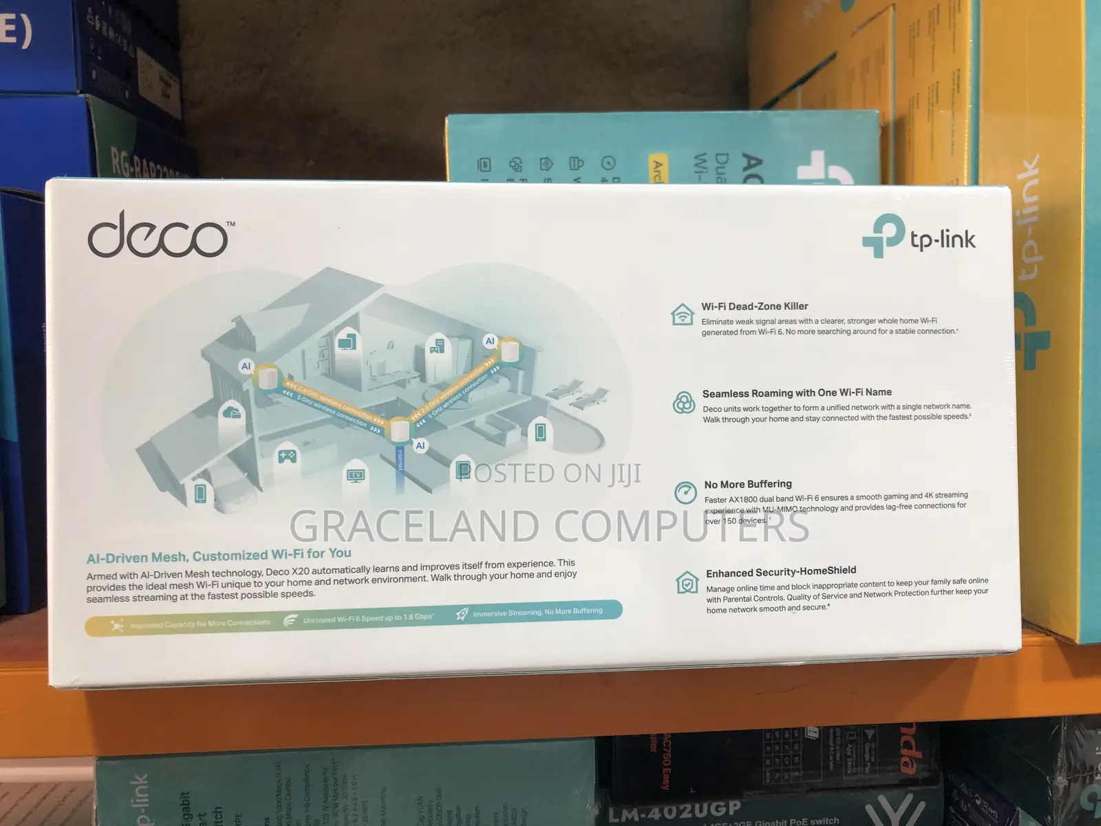Tp-Link Deco X20 | Ax1800 Whole Home Mesh Wi-Fi 6 System