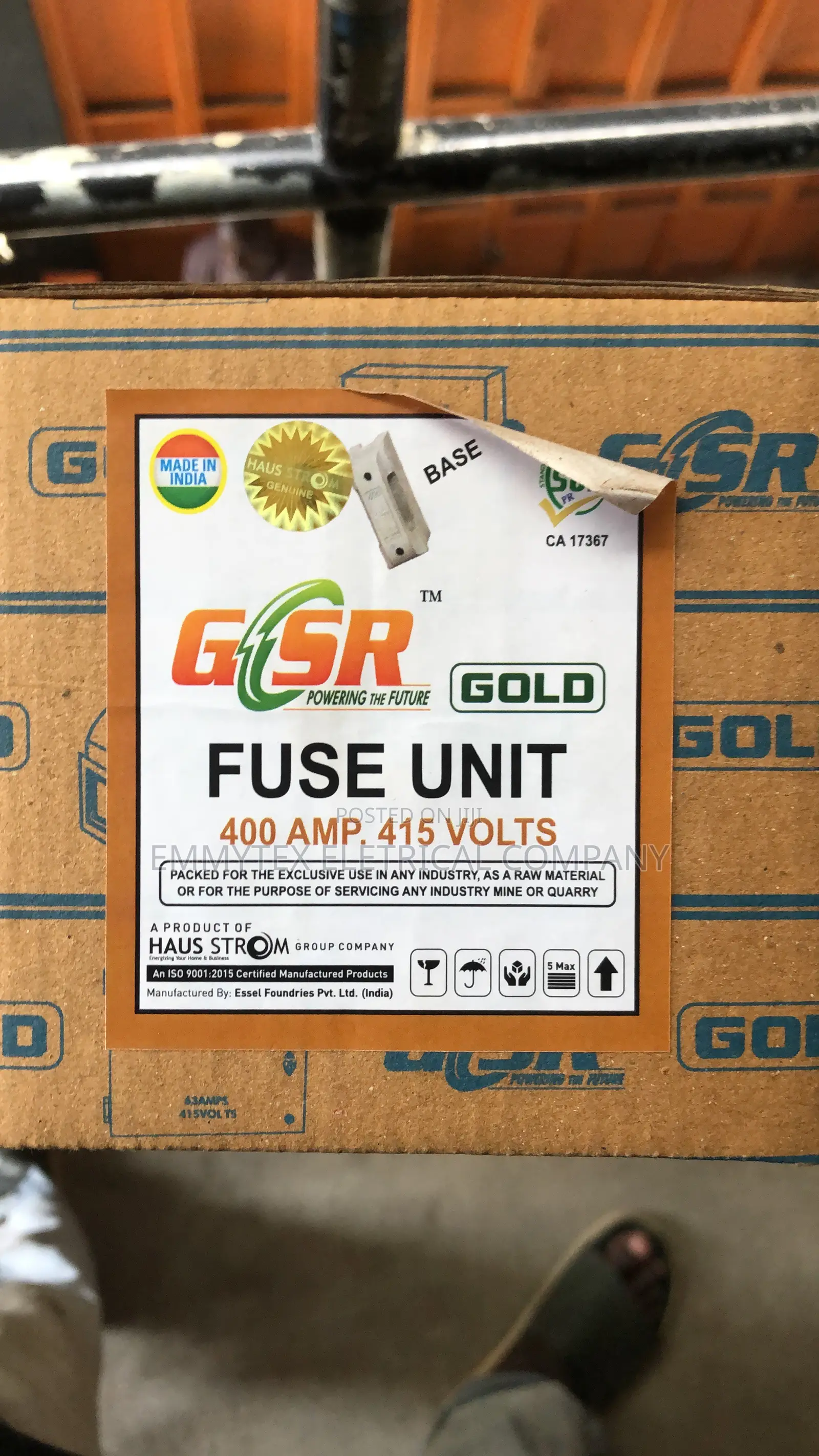 400amps Fuse and Base