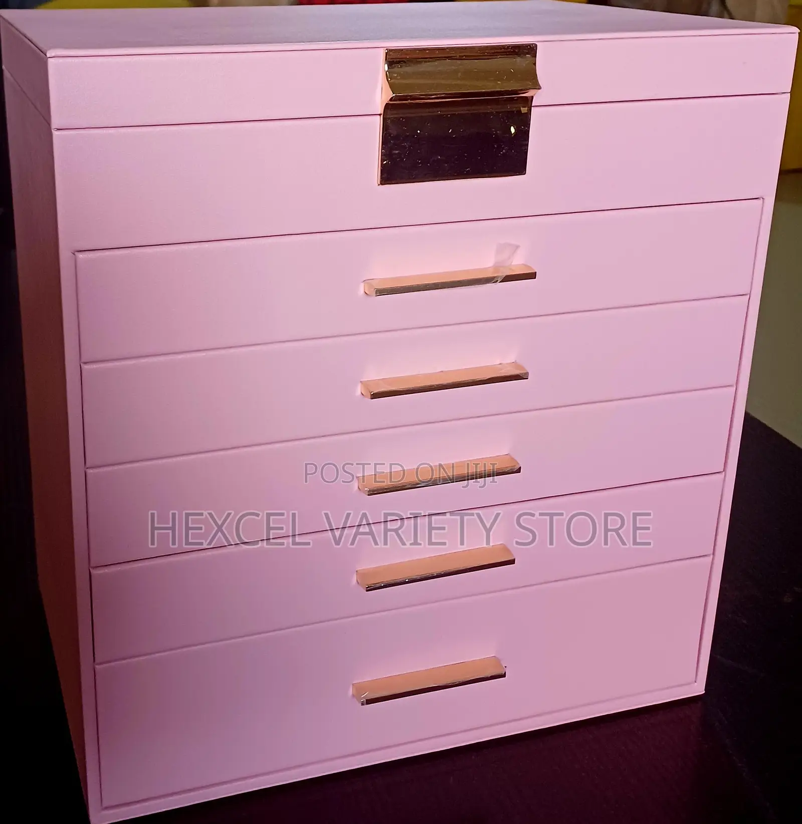 Luxury Jewellery Box / Make Up Organizer - Pink