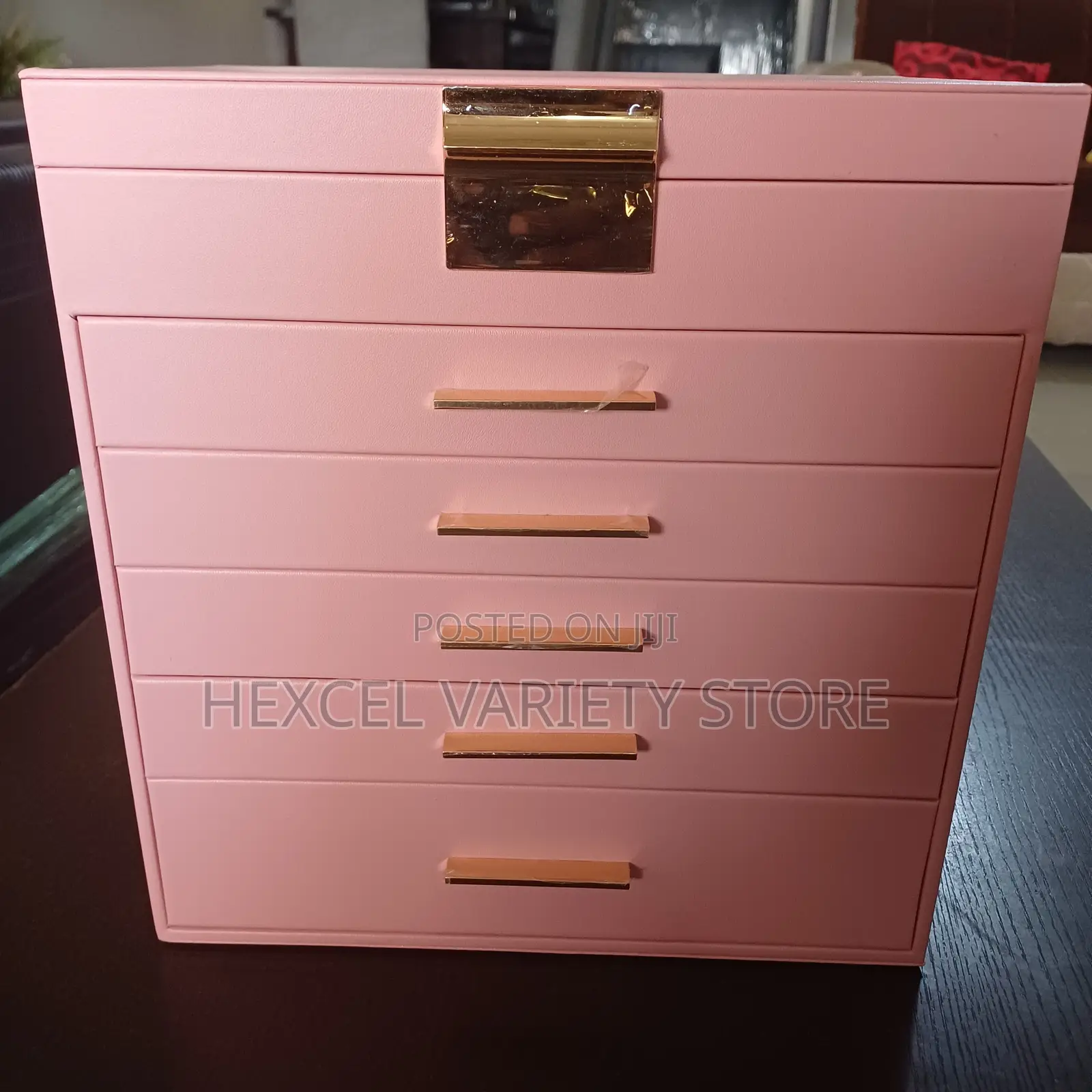 Luxury Jewellery Box / Make Up Organizer - Pink