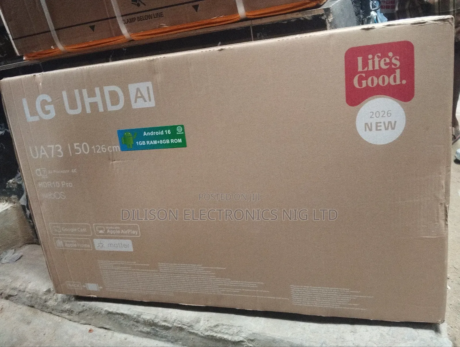 High Definition Smart 50" Lg Television