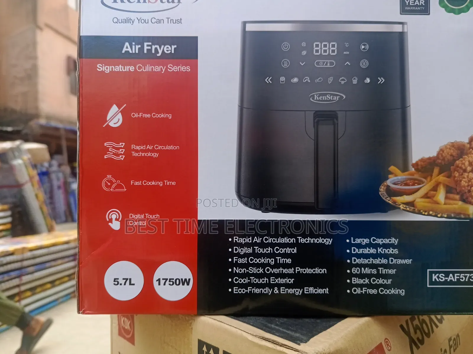 Kenstar 5.7ltr Air Fryer