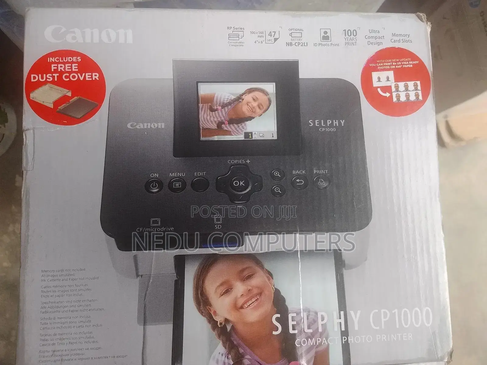 Canon Selphy Cp1000 Compact Photo Printer