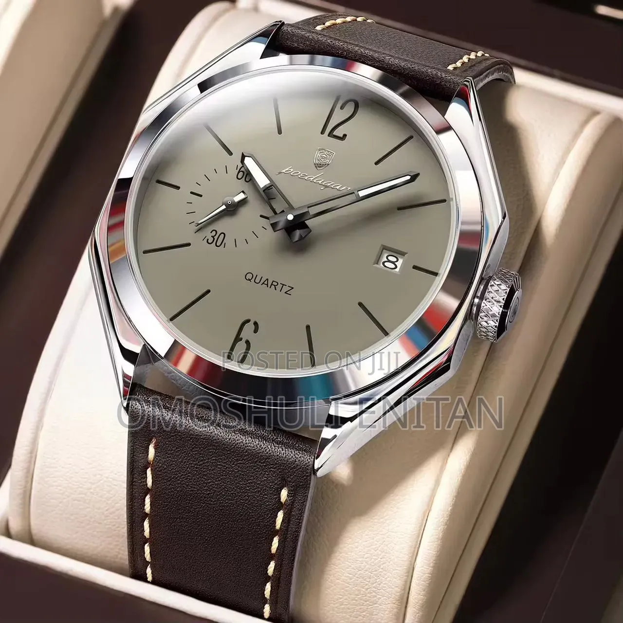 Poedagar Leather Watch