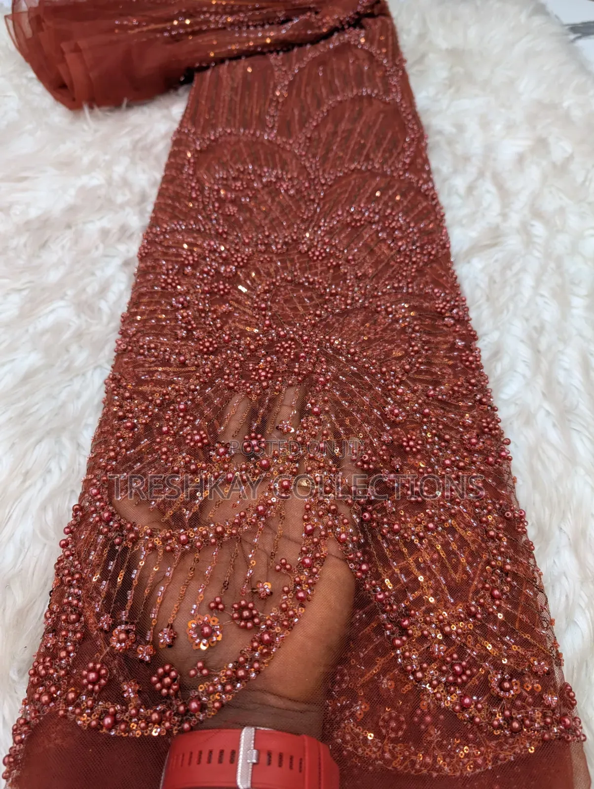 Luxury Hand Beaded Lace