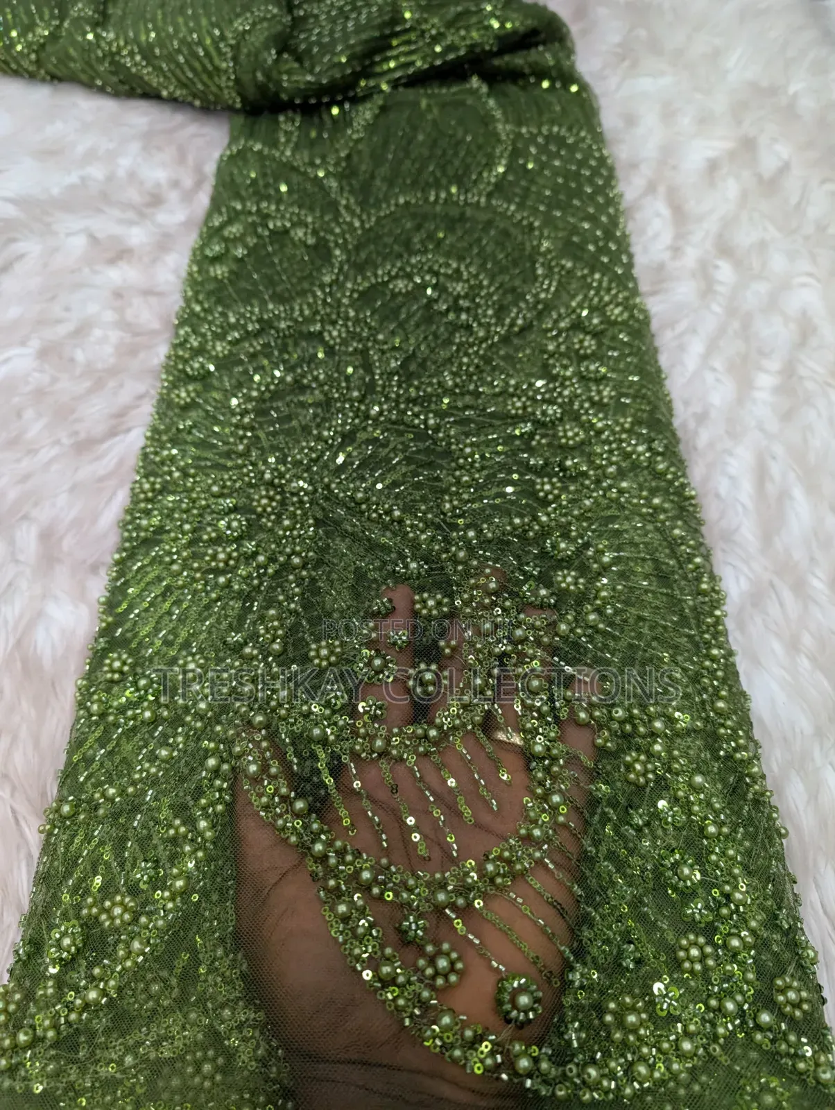 Luxury Hand Beaded Lace