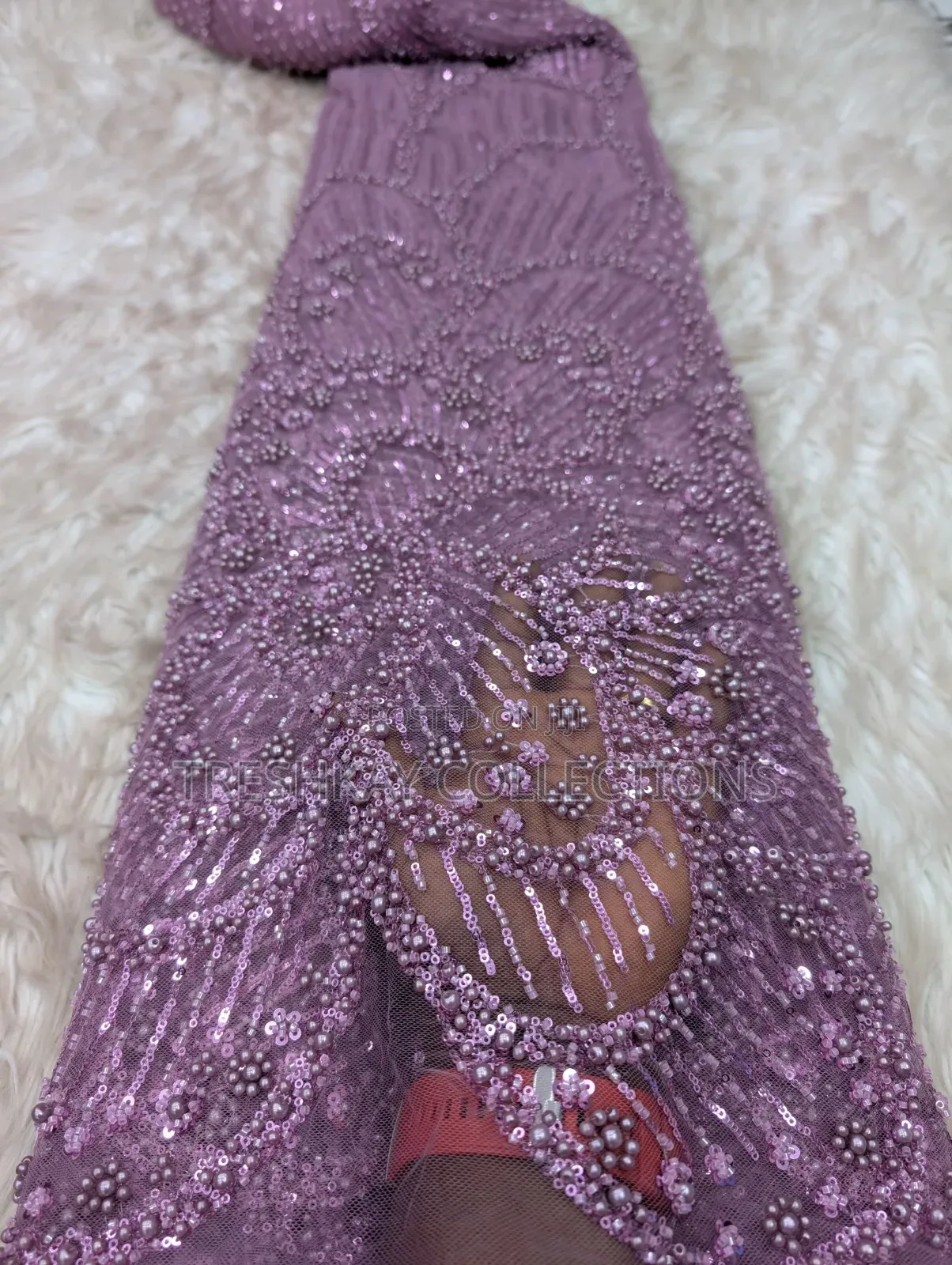 Luxury Hand Beaded Lace