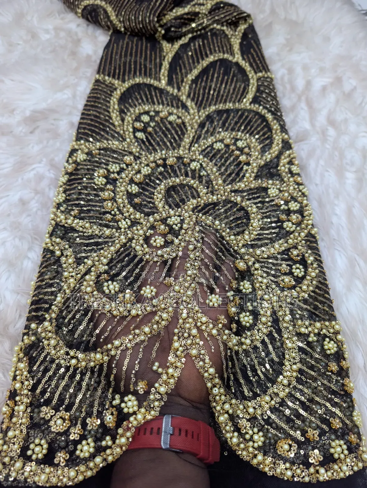 Luxury Hand Beaded Lace