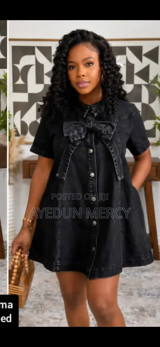 Denim Short Gown