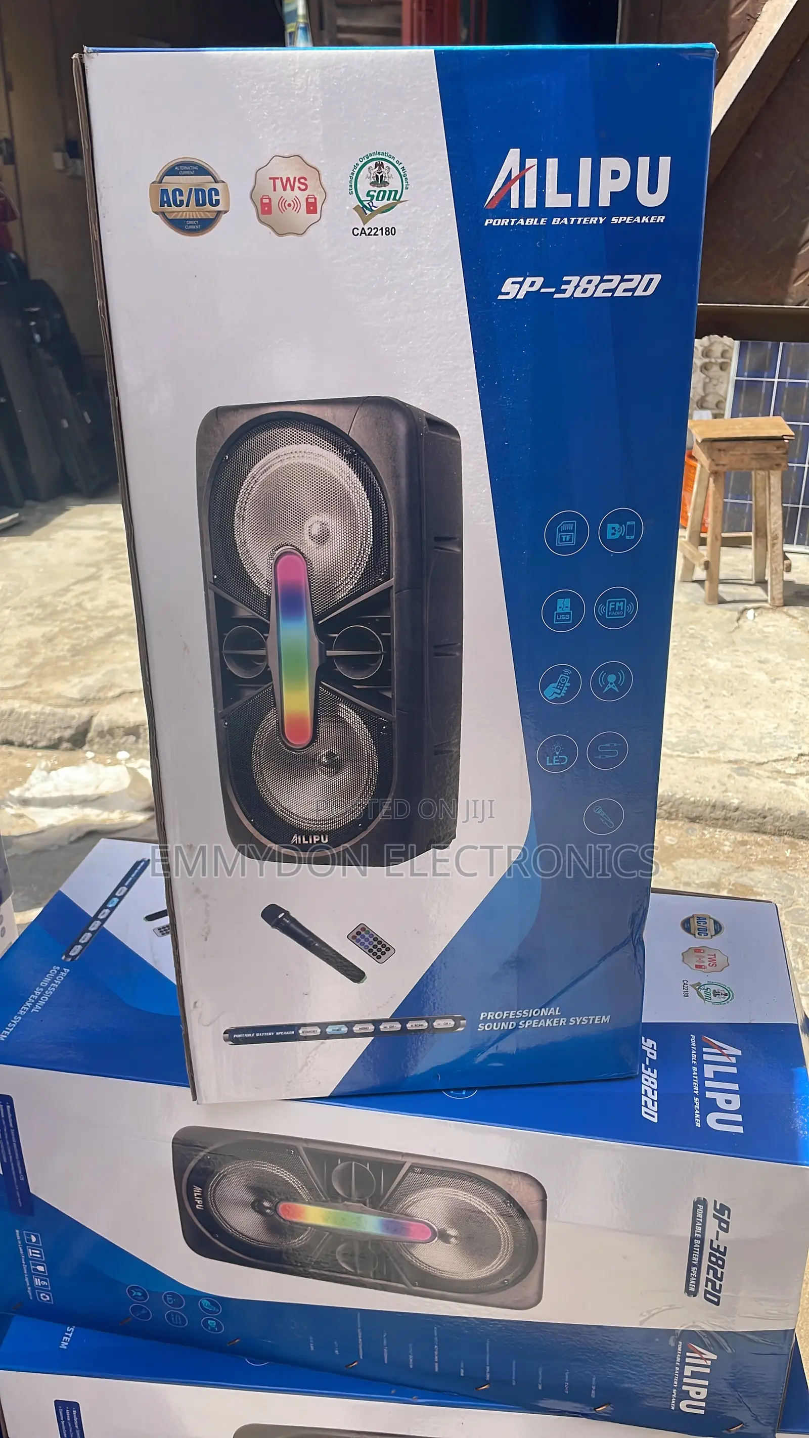 Ailipu Sp-3822d Wireless Speaker With Microphone Input