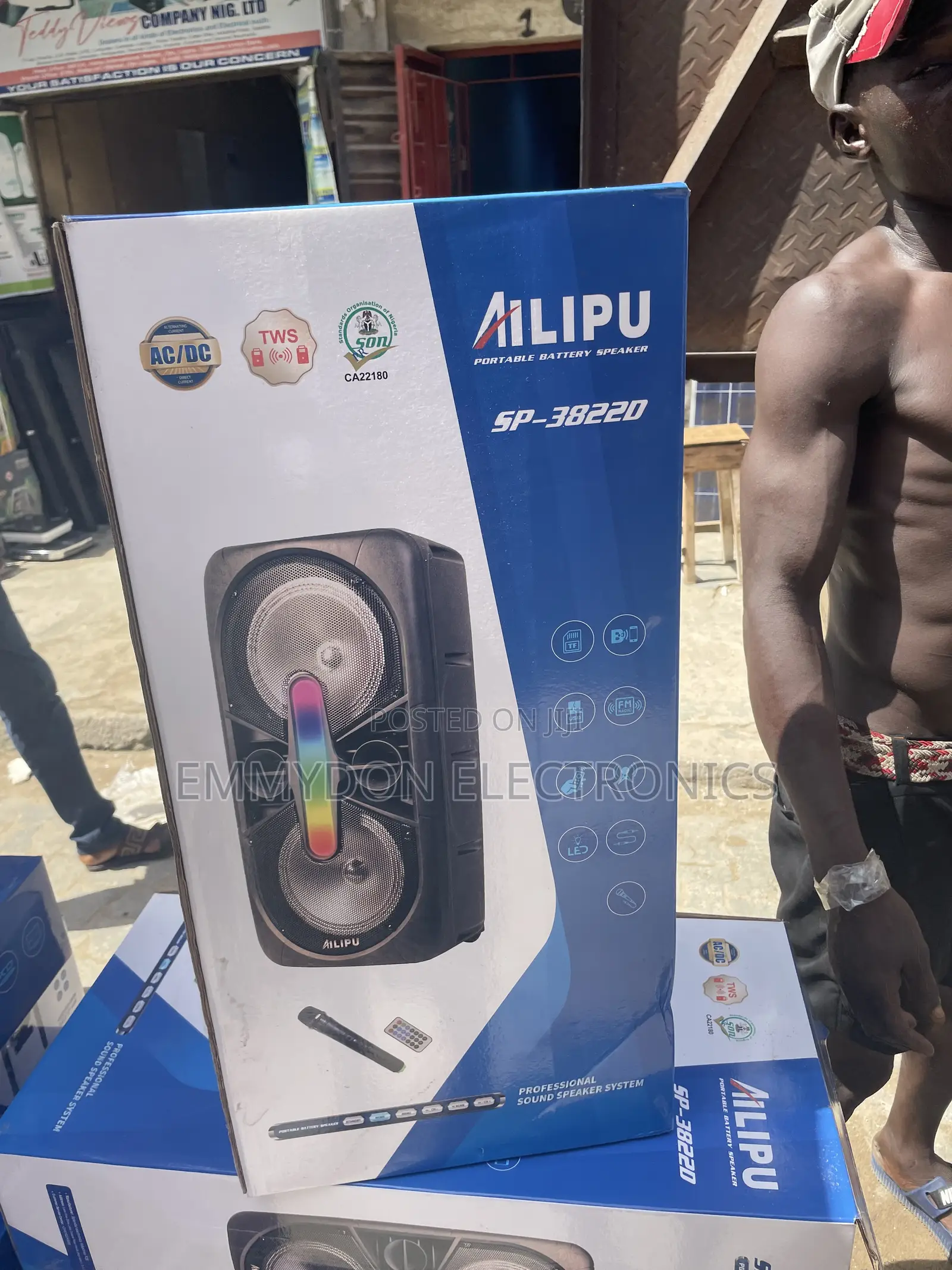 Ailipu Sp-3822d Wireless Speaker With Microphone Input