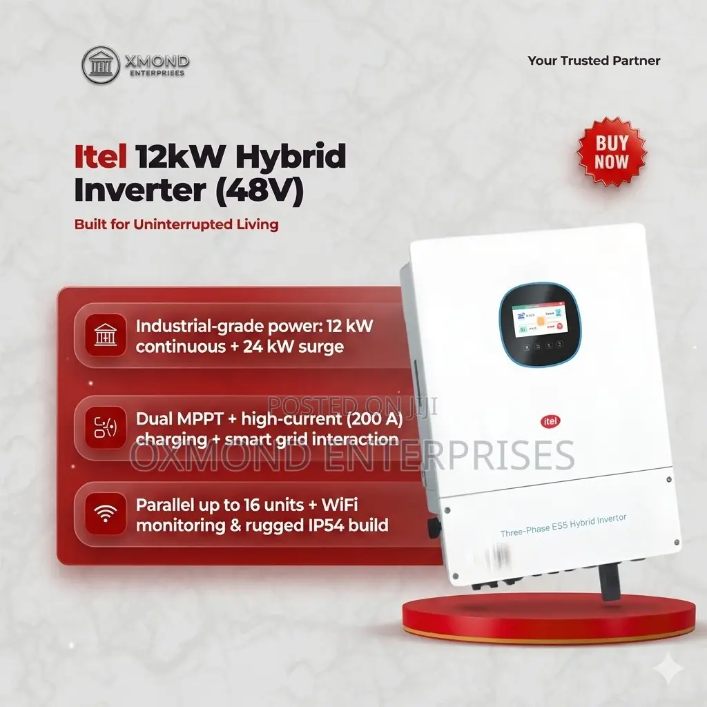 Itel 12kw Hybrid Inverter (48v)