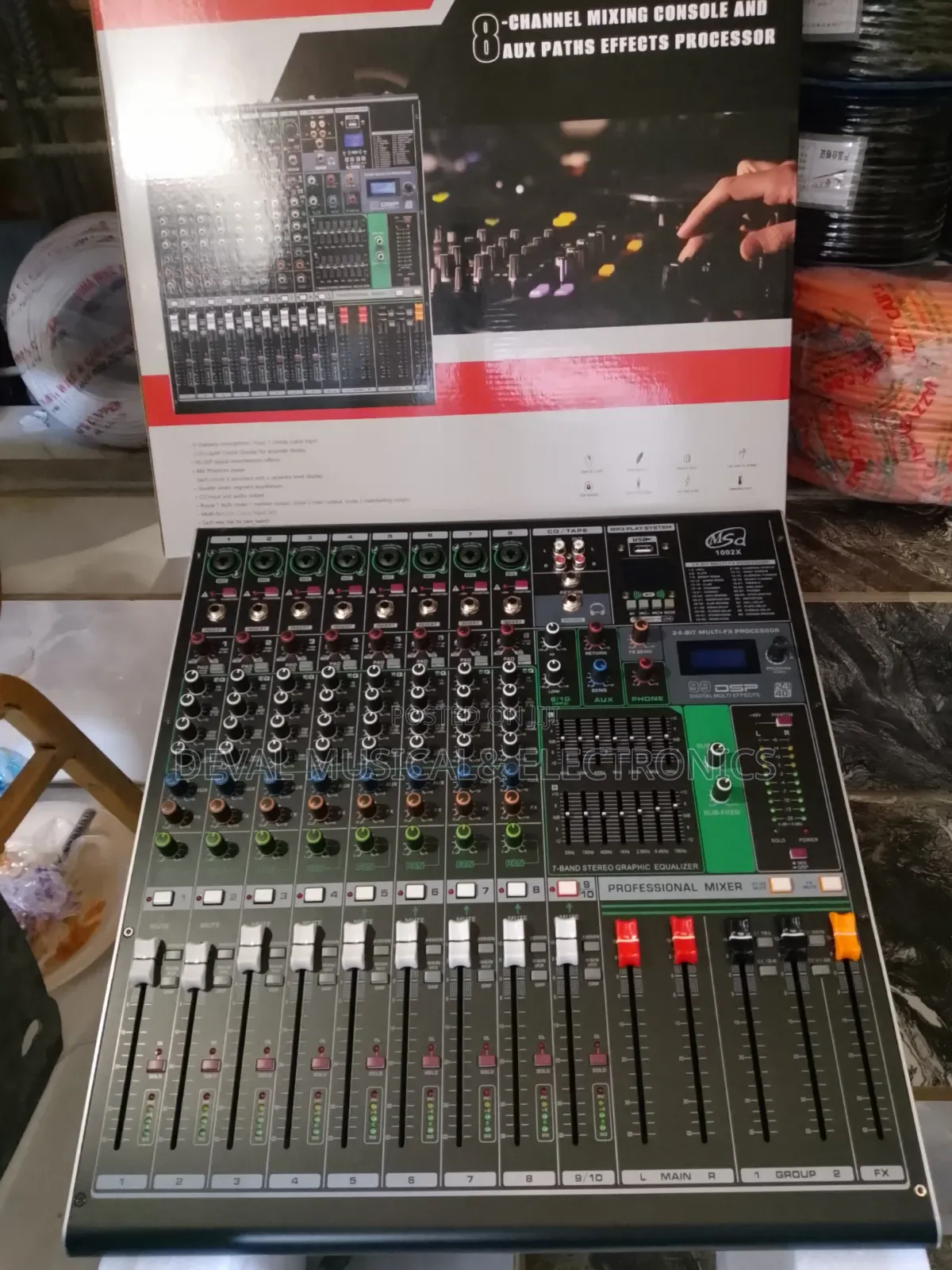 MSD 8channels Analogue Mixer