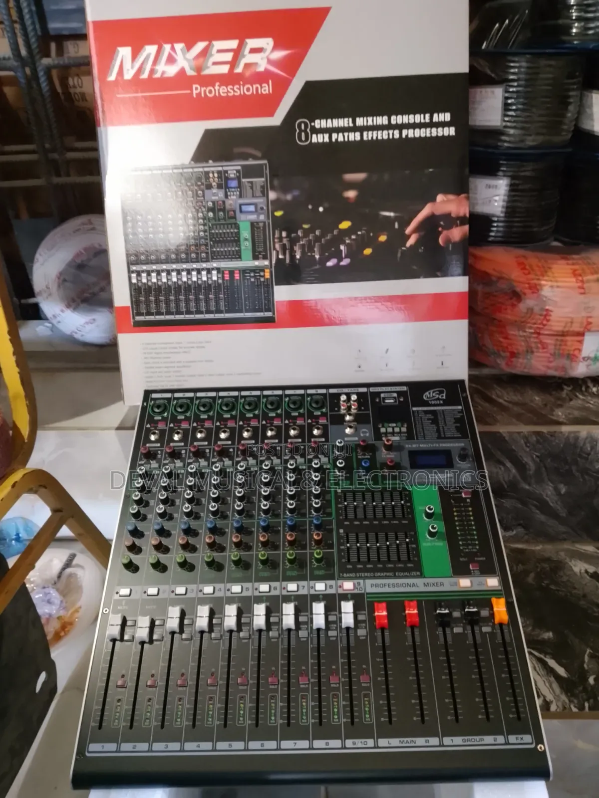 MSD 8channels Analogue Mixer